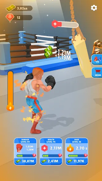 Взломанная Tap Punch — 3D Boxing (Тап Панч)  [МОД Menu] — полная версия apk на Андроид screen 1