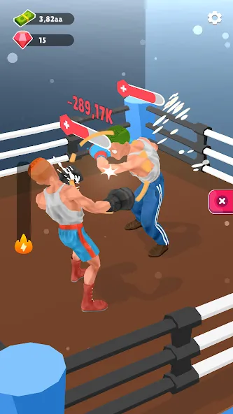 Взломанная Tap Punch — 3D Boxing (Тап Панч)  [МОД Menu] — полная версия apk на Андроид screen 2