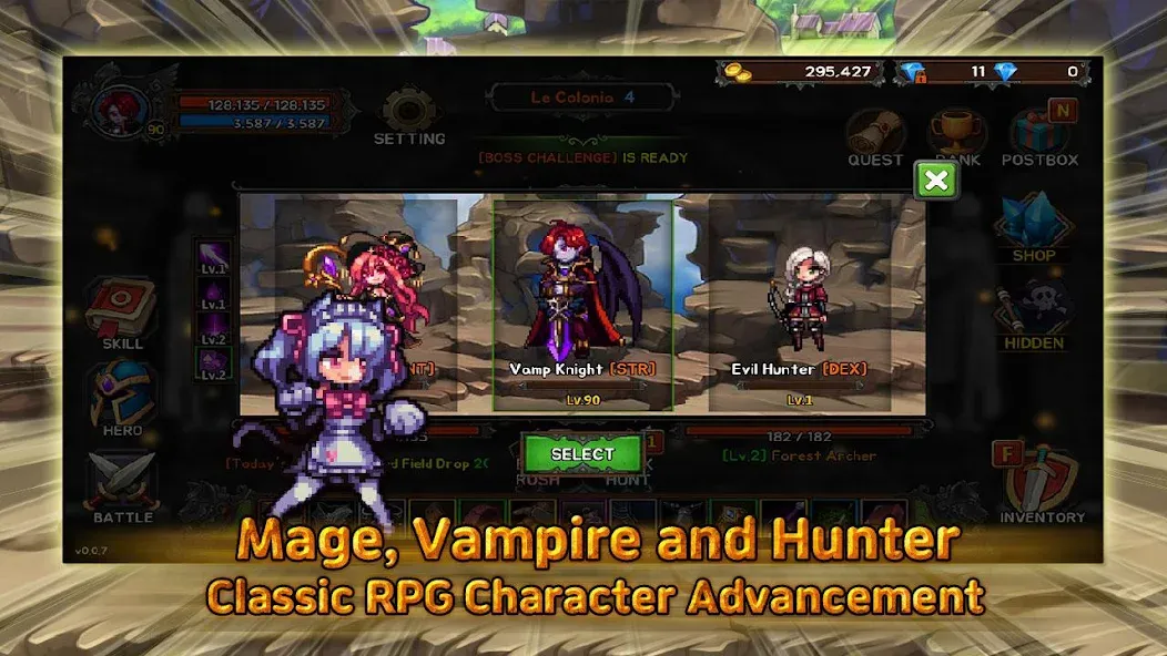 Взломанная Bless & Magic: Idle RPG game  [МОД Все открыто] — полная версия apk на Андроид screen 2