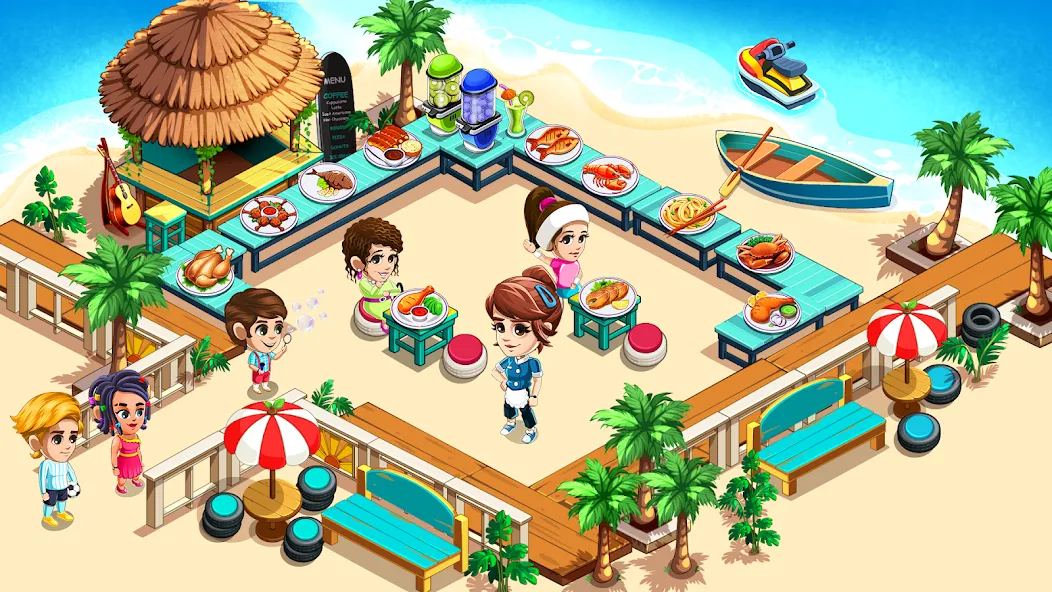 Взлом Cooking Restaurant Kitchen (Кукинг Ресторан Китчен)  [МОД Unlimited Money] — последняя версия apk на Андроид screen 3