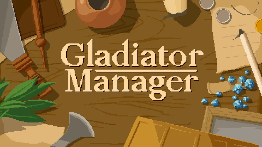 Взломанная Gladiator manager (Гладиатор менеджер)  [МОД Много денег] — последняя версия apk на Андроид screen 1