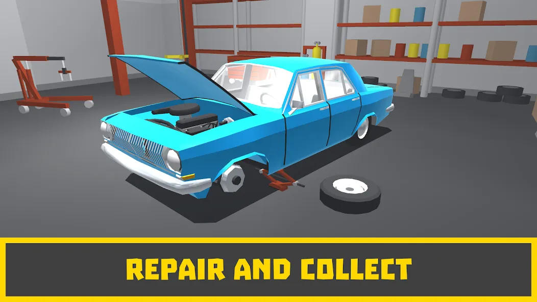 Взлом Retro Garage — Car Mechanic  [МОД Unlimited Money] — полная версия apk на Андроид screen 1