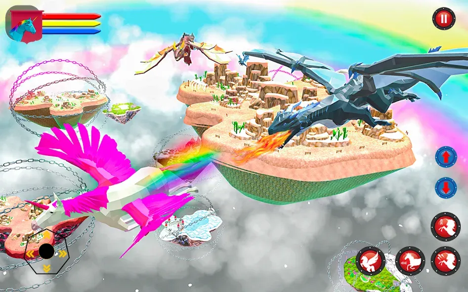 Взлом Flying Unicorn Pegasus Games  [МОД Бесконечные монеты] — последняя версия apk на Андроид screen 1