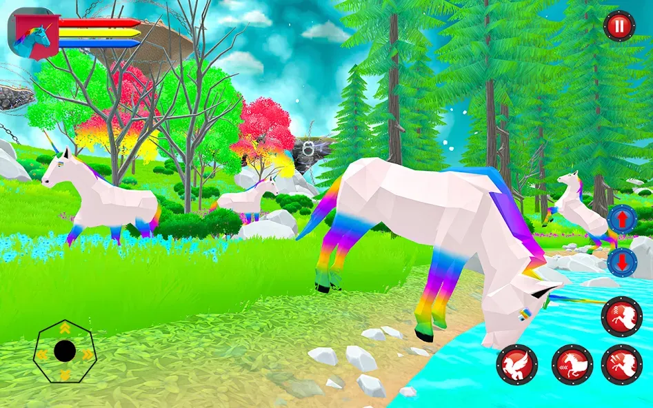 Взлом Flying Unicorn Pegasus Games  [МОД Бесконечные монеты] — последняя версия apk на Андроид screen 2