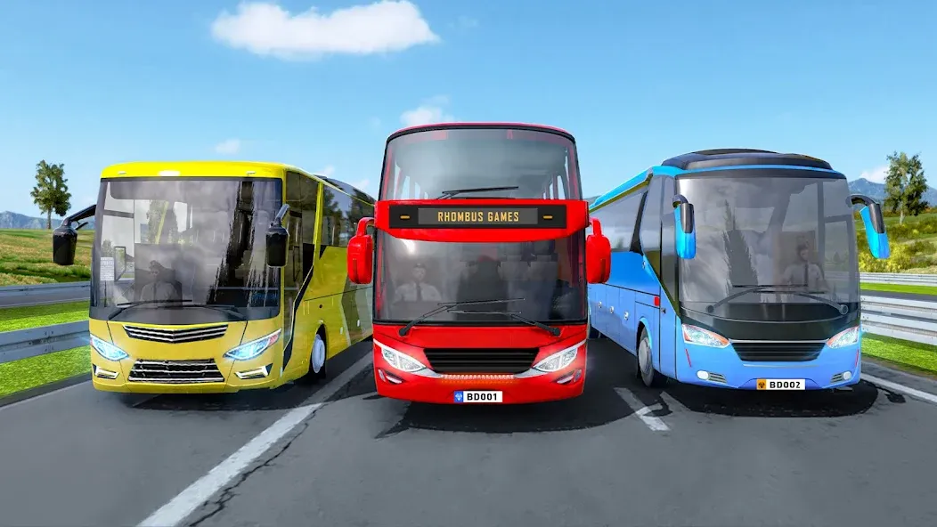 Взлом Highway Bus Simulator Bus Game  [МОД Menu] — полная версия apk на Андроид screen 1