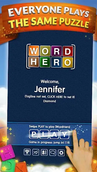 Взломанная WordHero : word finding game (ВордХиро)  [МОД Много монет] — последняя версия apk на Андроид screen 2