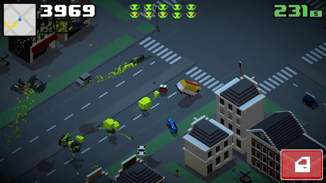 Скачать взлом Smashy Road: Wanted 2 (Смэши Роуд)  [МОД Menu] — стабильная версия apk на Андроид screen 4