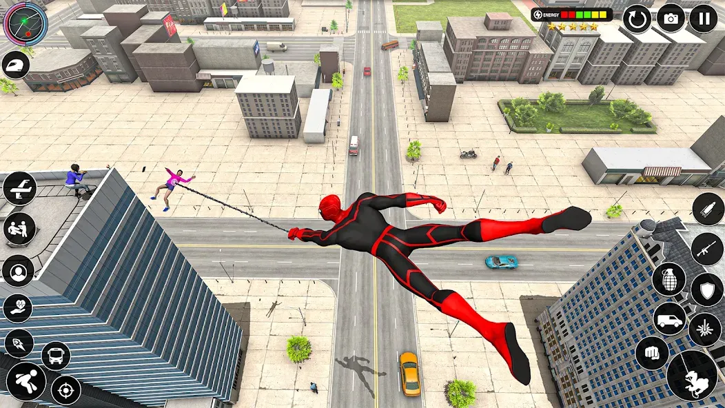 Скачать взлом Spider Rope Games — Crime Hero  [МОД Бесконечные деньги] — последняя версия apk на Андроид screen 4