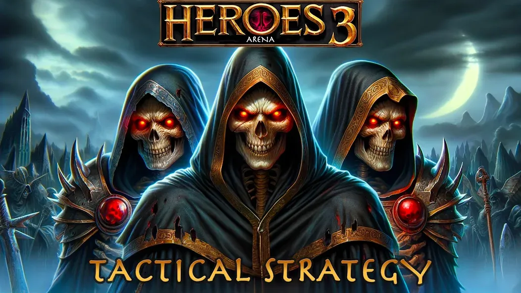 Скачать взломанную Heroes of Might: Magic arena 3  [МОД Бесконечные монеты] — последняя версия apk на Андроид screen 1