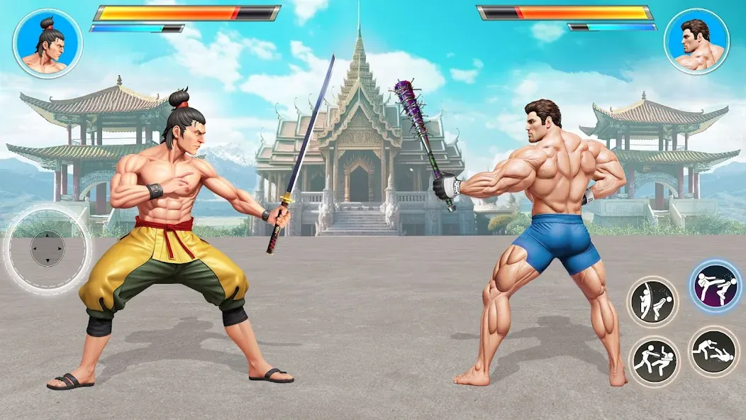 Скачать взломанную Kung Fu Karate Fighting Games  [МОД Бесконечные монеты] — полная версия apk на Андроид screen 2