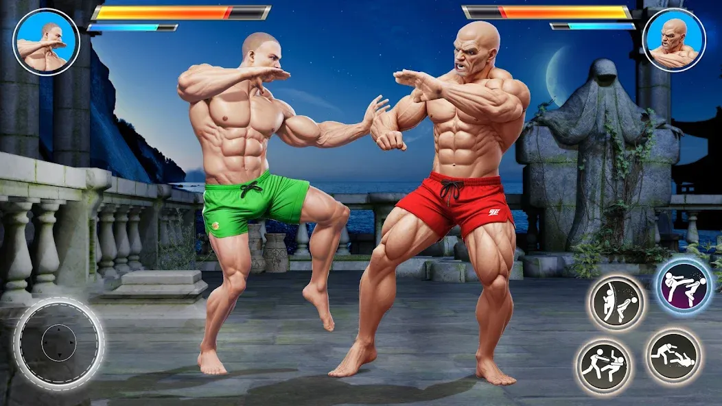 Скачать взломанную Kung Fu Karate Fighting Games  [МОД Бесконечные монеты] — полная версия apk на Андроид screen 3