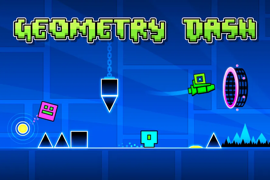 Скачать взломанную Geometry Dash Lite (Геометрия Дэш Лайт)  [МОД Меню] — последняя версия apk на Андроид screen 1