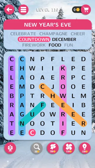 Скачать взломанную World of Word Search  [МОД Меню] — полная версия apk на Андроид screen 3