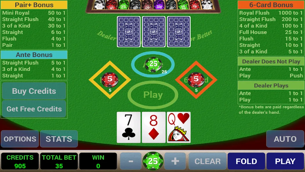 Скачать взлом Ace 3-Card Poker (эйс 3)  [МОД Unlimited Money] — последняя версия apk на Андроид screen 2