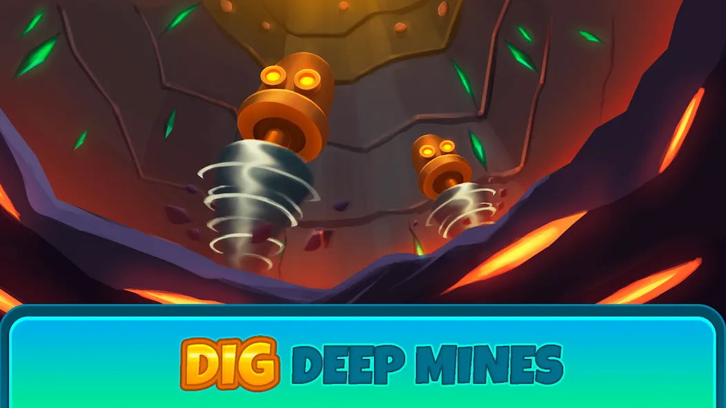 Скачать взломанную Deep Town: Idle Mining Tycoon (Дип Таун)  [МОД Menu] — стабильная версия apk на Андроид screen 4