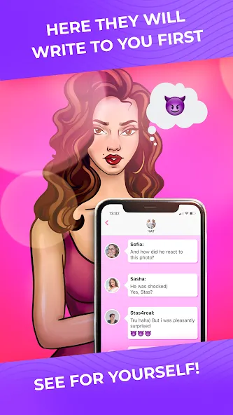 Скачать взломанную Kiss Me: Kissing Games 18+ (Кисс Ми)  [МОД Много денег] — полная версия apk на Андроид screen 2