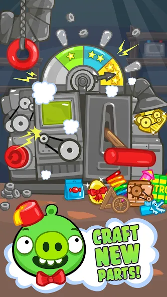 Взлом Bad Piggies (Бэд Пиггиз)  [МОД Все открыто] — стабильная версия apk на Андроид screen 3