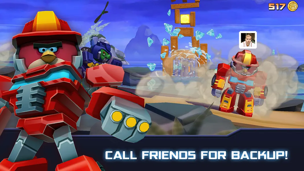 Скачать взлом Angry Birds Transformers (Энгри Брдс Трансформеры)  [МОД Menu] — последняя версия apk на Андроид screen 3