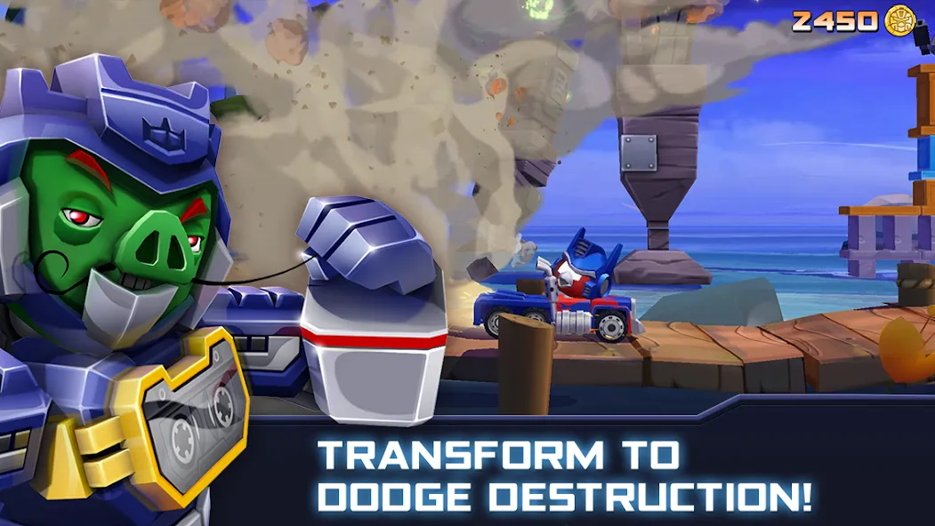 Скачать взлом Angry Birds Transformers (Энгри Брдс Трансформеры)  [МОД Menu] — последняя версия apk на Андроид screen 4