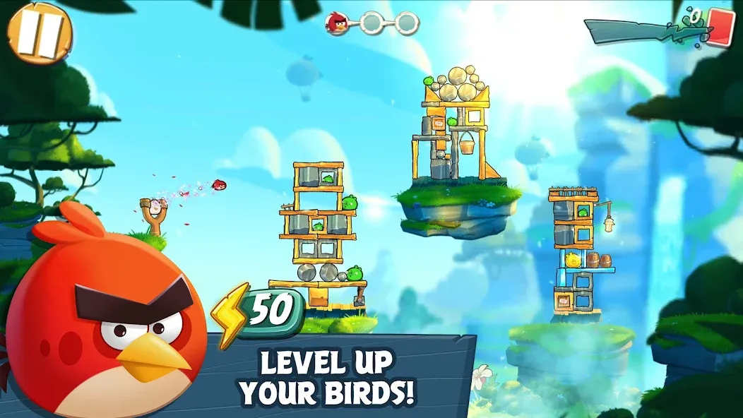 Взломанная Angry Birds 2 (Энгри Бердс 2)  [МОД Mega Pack] — последняя версия apk на Андроид screen 2