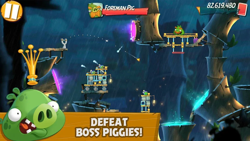 Взломанная Angry Birds 2 (Энгри Бердс 2)  [МОД Mega Pack] — последняя версия apk на Андроид screen 4