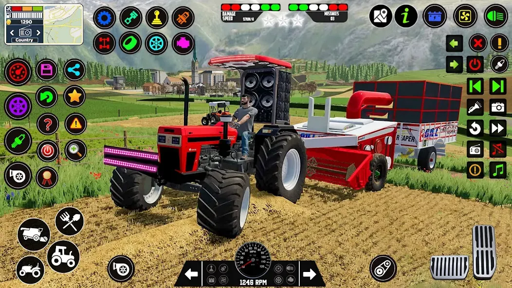 Взлом Indian Tractor Farming Games  [МОД Mega Pack] — стабильная версия apk на Андроид screen 2