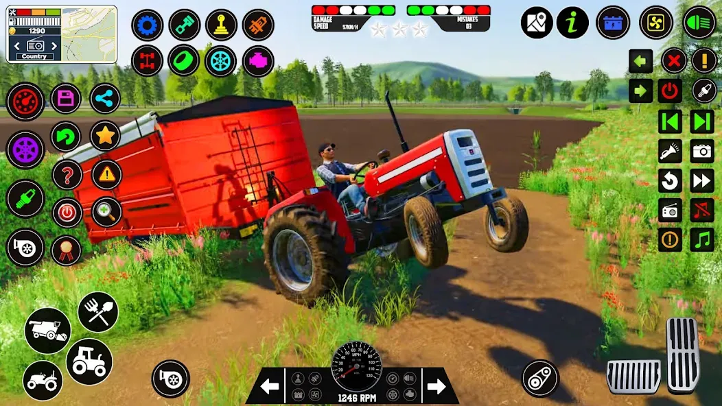 Взлом Indian Tractor Farming Games  [МОД Mega Pack] — стабильная версия apk на Андроид screen 5