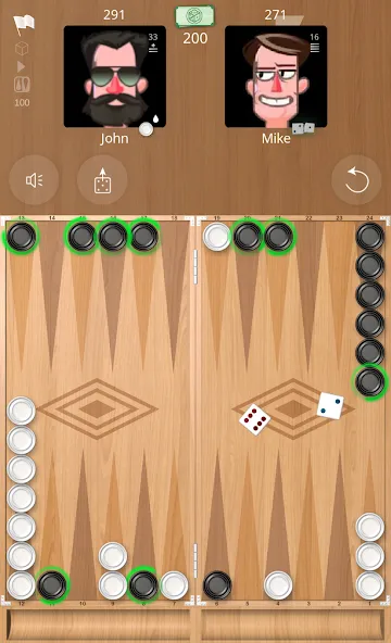 Взлом Backgammon Online  [МОД Menu] — стабильная версия apk на Андроид screen 1