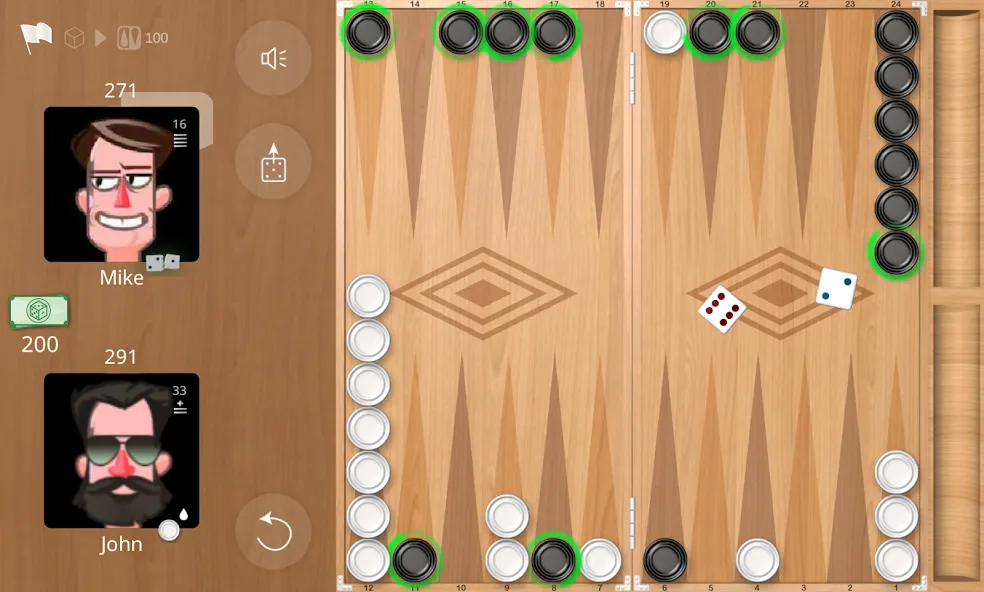 Взлом Backgammon Online  [МОД Menu] — стабильная версия apk на Андроид screen 3