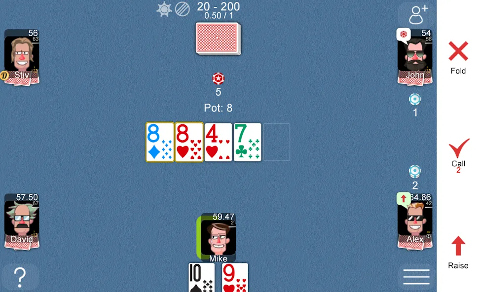 Взломанная Poker Online  [МОД Много монет] — полная версия apk на Андроид screen 3