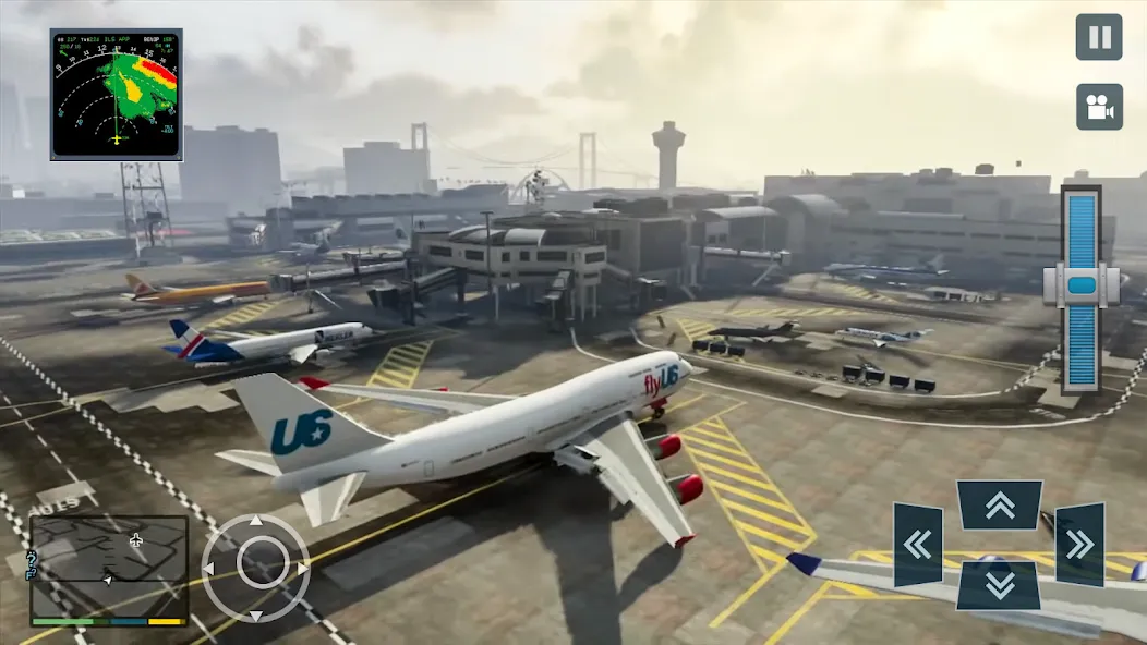 Взлом Real Plane Flying Simulator  [МОД Unlimited Money] — полная версия apk на Андроид screen 1