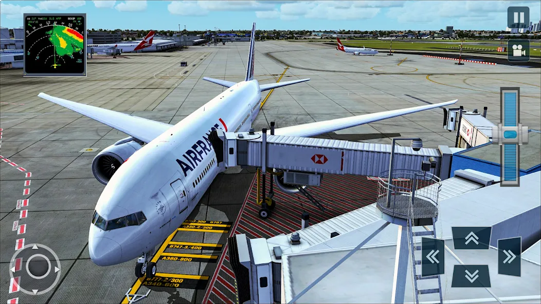 Взлом Real Plane Flying Simulator  [МОД Unlimited Money] — полная версия apk на Андроид screen 3