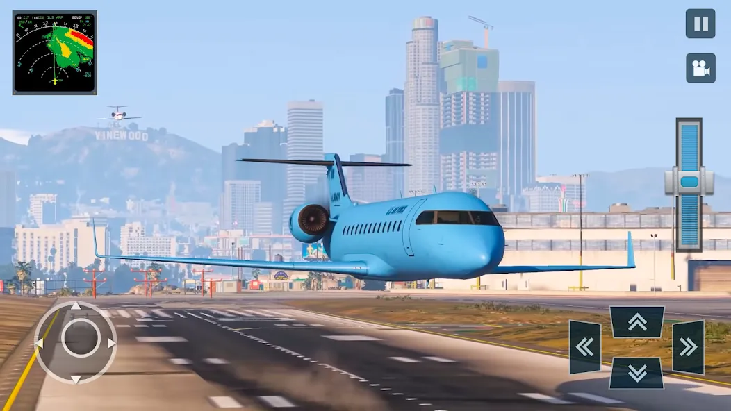 Взлом Real Plane Flying Simulator  [МОД Unlimited Money] — полная версия apk на Андроид screen 4