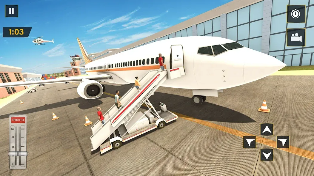 Взлом Real Plane Flying Simulator  [МОД Unlimited Money] — полная версия apk на Андроид screen 5