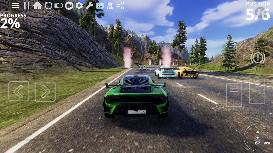 Скачать взломанную Drive.RS : Open World Racing  [МОД Unlocked] — стабильная версия apk на Андроид screen 4