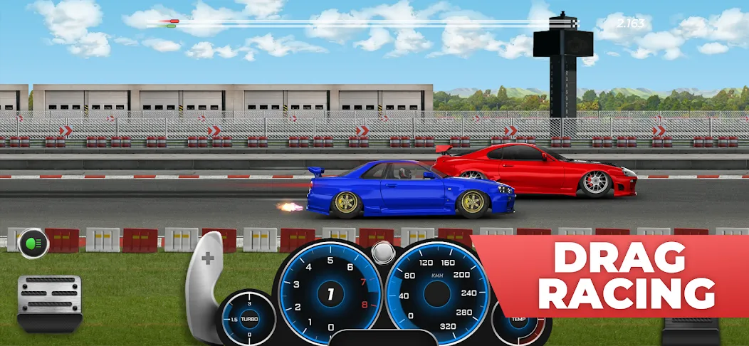 Скачать взломанную Project Drag Racing (Проект Дрэгрейсинг)  [МОД Меню] — полная версия apk на Андроид screen 1