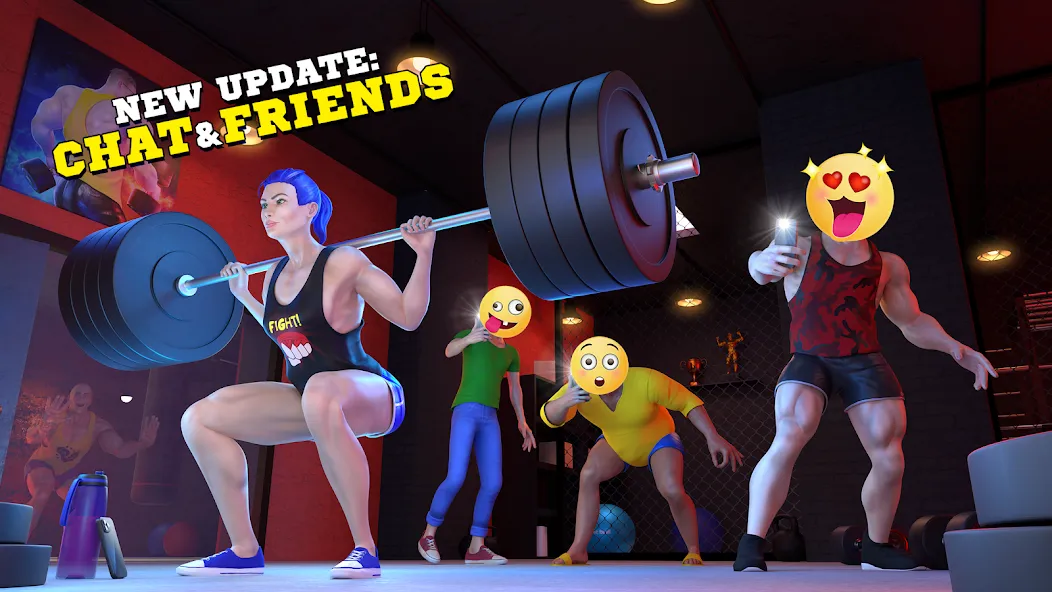 Взломанная Fitness Gym Bodybuilding Pump  [МОД Бесконечные монеты] — стабильная версия apk на Андроид screen 1