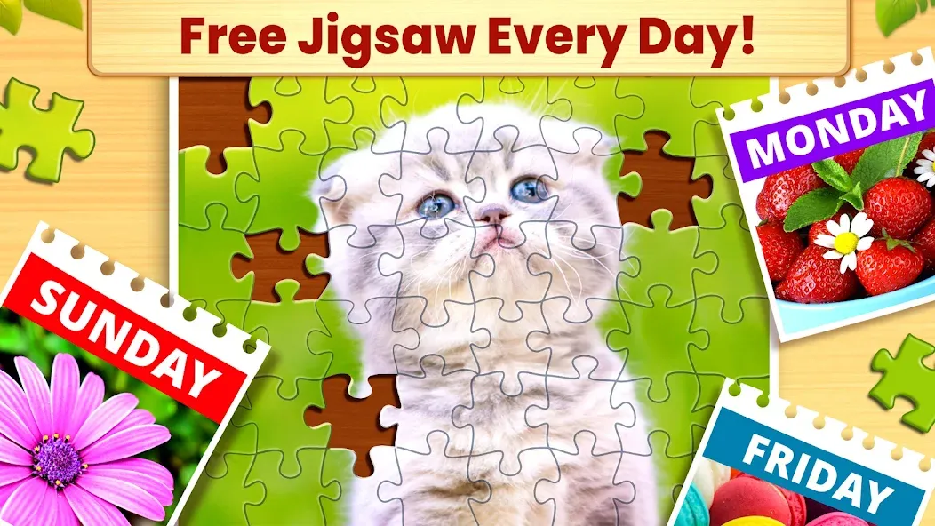 Скачать взлом Jigsaw Puzzles: Picture Puzzle  [МОД Много монет] — последняя версия apk на Андроид screen 3