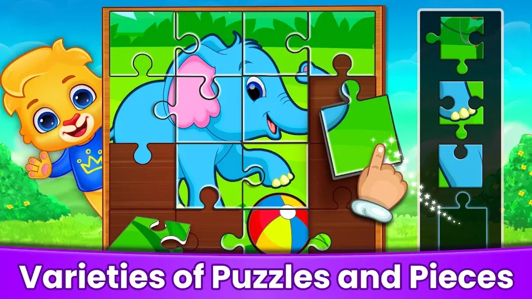 Взлом Puzzle Kids: Jigsaw Puzzles  [МОД Бесконечные монеты] — полная версия apk на Андроид screen 2