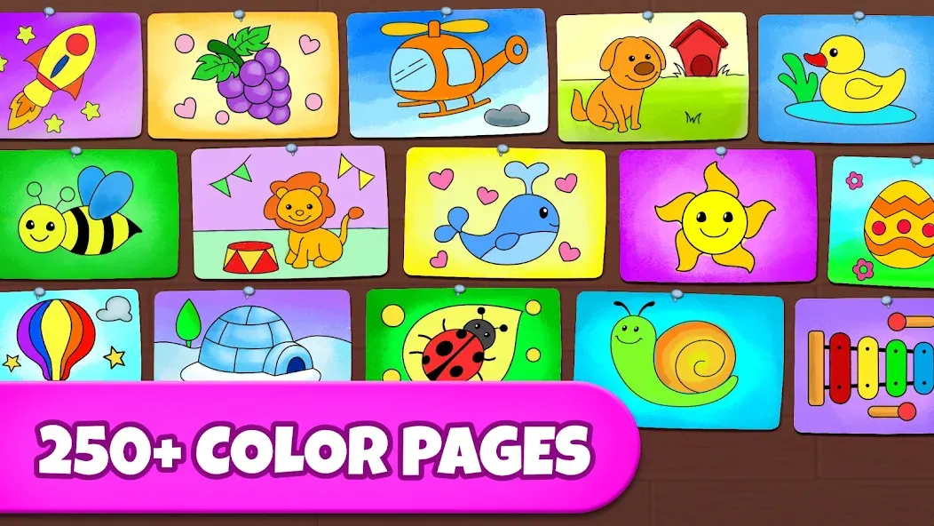 Скачать взлом Coloring Games: Color & Paint  [МОД Много монет] — стабильная версия apk на Андроид screen 4