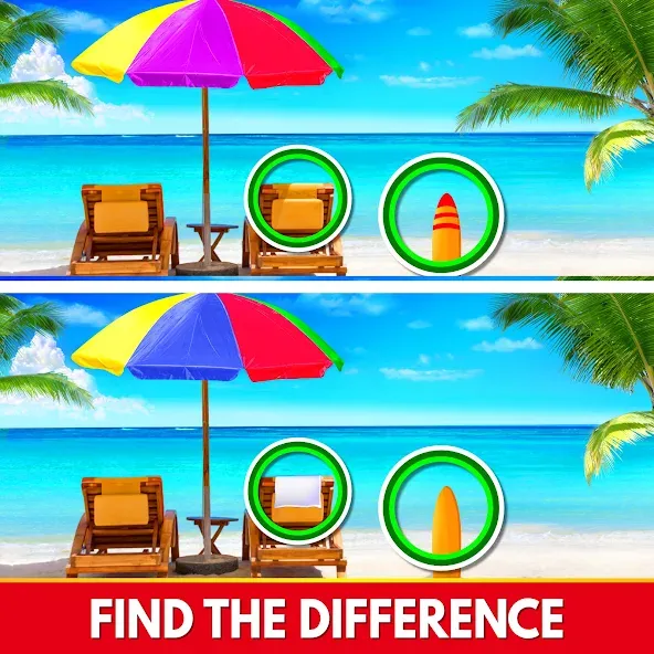 Скачать взломанную Find The Differences — Spot it  [МОД Меню] — стабильная версия apk на Андроид screen 1