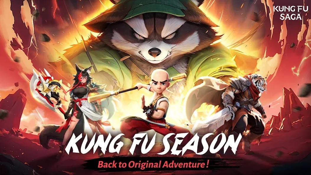 Взлом Kung Fu Saga (Кунг Фу Сага)  [МОД Бесконечные деньги] — последняя версия apk на Андроид screen 1