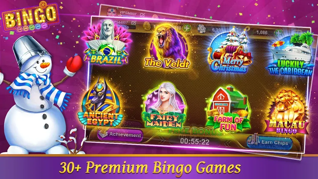 Взлом Bingo Happy HD — Bingo Games (Бинго Хэппи ХД)  [МОД Бесконечные деньги] — последняя версия apk на Андроид screen 1