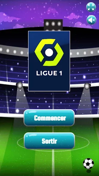 Скачать взлом Jeu de Ligue 1 (Же де Лиг 1)  [МОД Меню] — полная версия apk на Андроид screen 1