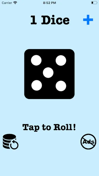 Скачать взлом Dice Roller!  [МОД Бесконечные монеты] — стабильная версия apk на Андроид screen 1