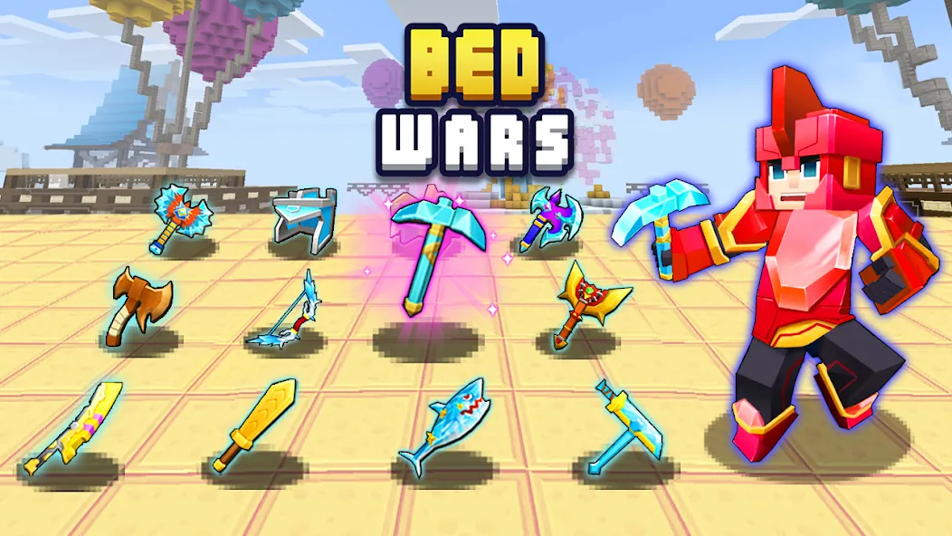 Взлом Bed Wars Lite (Бед Варс)  [МОД Все открыто] — полная версия apk на Андроид screen 1