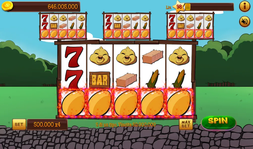 Скачать взлом Slot Gallina 4 (Слот Галлина 4)  [МОД Unlocked] — последняя версия apk на Андроид screen 1