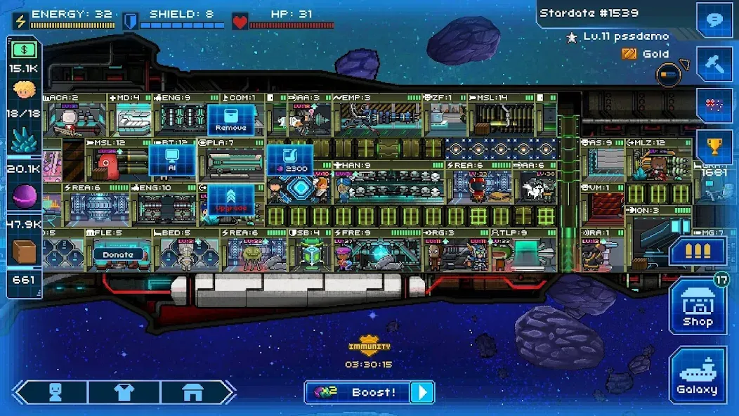 Взлом Pixel Starships™ (Пиксель Звездные Корабли)  [МОД Меню] — последняя версия apk на Андроид screen 5