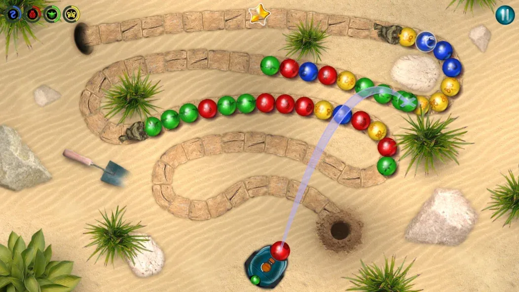 Скачать взлом Marbles Garden (Марблс Гарден)  [МОД Mega Pack] — последняя версия apk на Андроид screen 3