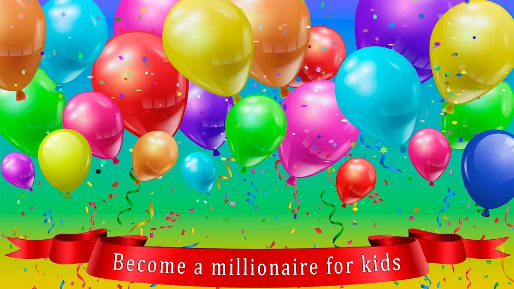 Взломанная Kids Quiz Games: Millionaire  [МОД Много монет] — полная версия apk на Андроид screen 1